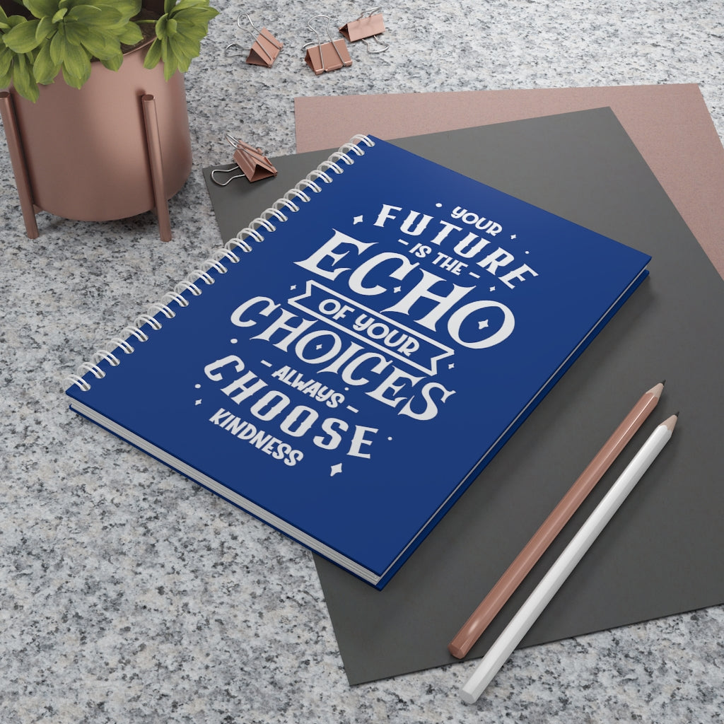 EchoVerse Spiral Notebook (Blue)