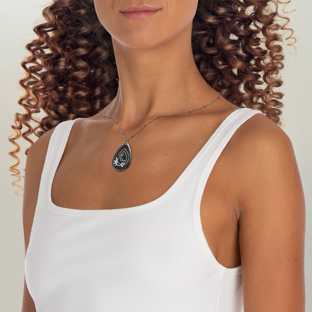 Essence of a Witch Necklace (black and white)