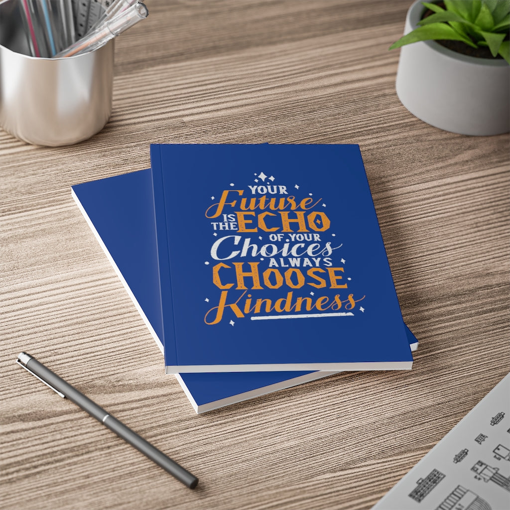 EchoVerse Softcover Notebook, A5 (Blue)