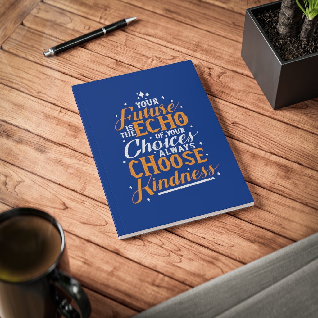 EchoVerse Softcover Notebook, A5 (Blue)