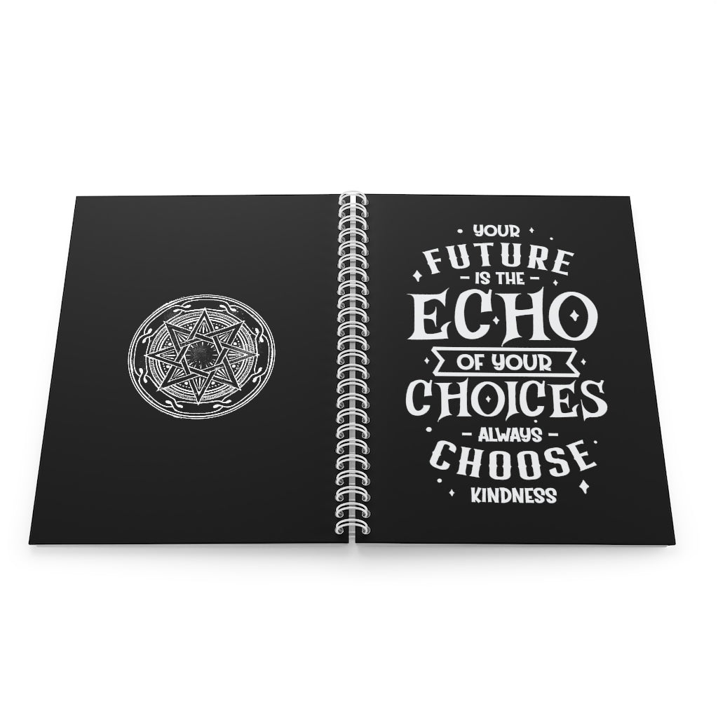 EchoVerse Spiral Notebook (Black)