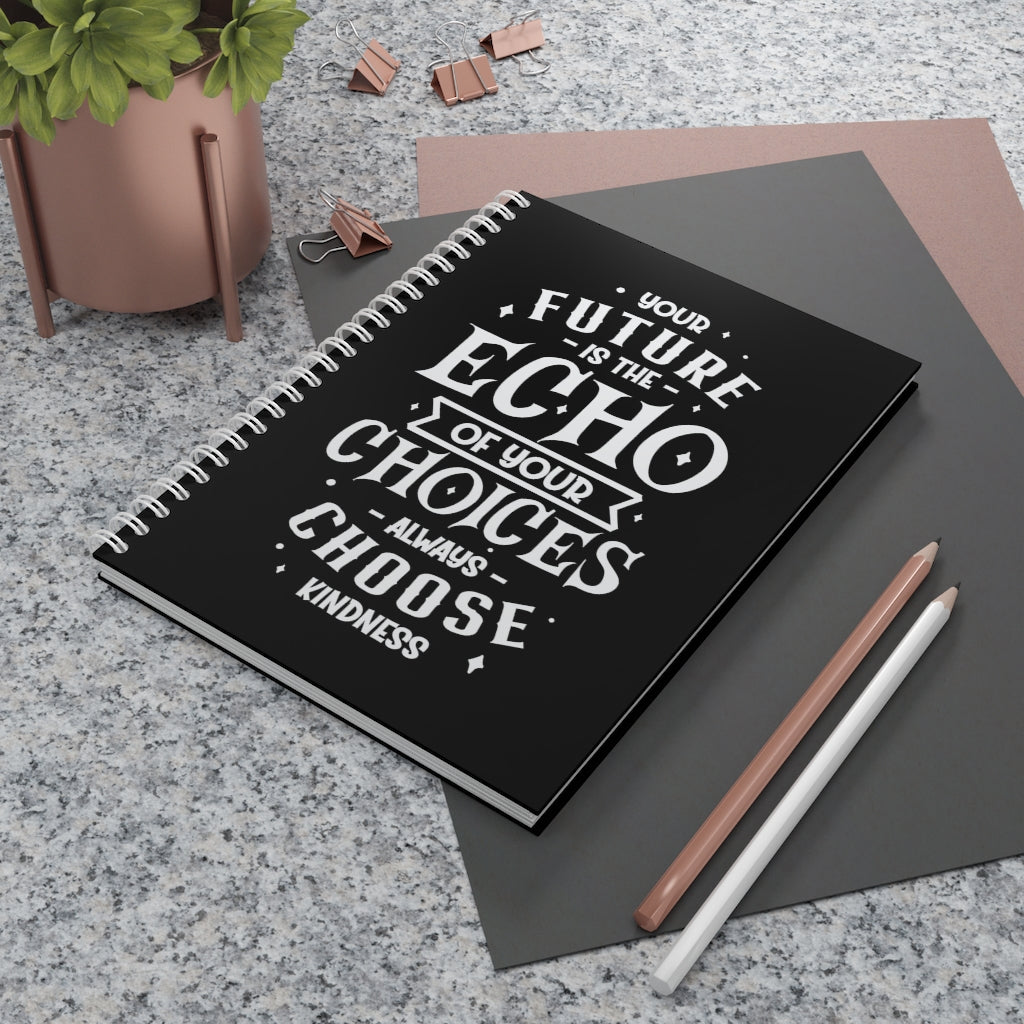 EchoVerse Spiral Notebook (Black)